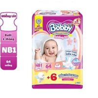 Miếng lót sơ sinh Bobby newborn 1 64 miếng dùng cho trẻ sơ sinh
