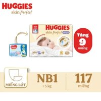 Miếng lót sơ sinh Huggies NB1 108, NB2 60 miếng