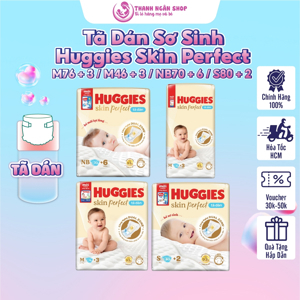 Miếng lót sơ sinh Huggies NB2 - 60 miếng (Cho bé 4 - 7kg)