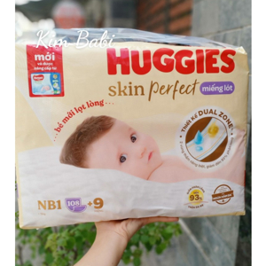 Miếng lót sơ sinh Huggies NB2 - 60 miếng (Cho bé 4 - 7kg)