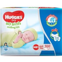 Miếng lót sơ sinh Huggies NB1-100 miếng