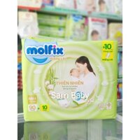 Miếng lót sơ sinh Molfix thiên nhiên size NB1 90 miếng và NB2 60 miếng