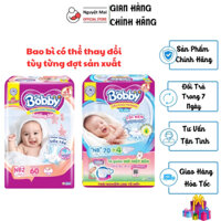 Miếng lót sơ sinh/ Tã quần/ Tã dán Bobby siêu khô thoáng đủ size