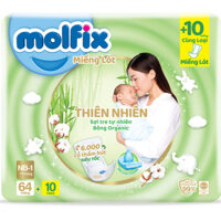 Miếng Lót/ Tã Dán Sơ Sinh Molfix Thiên Nhiên NB1-NB2