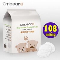 Miếng lót thấm sữa chống chảy sữa rỉ sữa Cmbear( hộp 108 miếng)