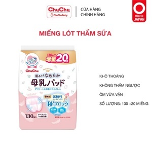 Miếng lót thấm sữa Chuchu 130 miếng