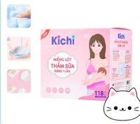 Miếng lót thấm sữa Kichi 118 miếng cho mẹ sau sinh cho con bú