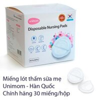 Miếng lót thấm sữa mẹ UNIMOM (30 miếng/hộp) UM870411