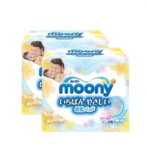 Miếng lót thấm sữa Moony - 12 miếng