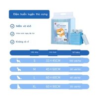 Miếng lót thay tã cho thú cưng cỡ lớn thấm nước chống rò rỉ tã lót thỏ bông 100 miếng tã vệ sinh ch