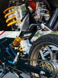 Miếng mica che phuộc dành cho mọi loại xe / pktn sale