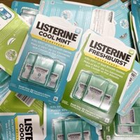 Miếng Ngậm Thơm Miệng Bạc Hà Listerine PocketPaks Freshburst 72 Miếng