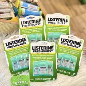Miếng ngậm thơm miệng – diệt khuẩn Listerine Freshburst