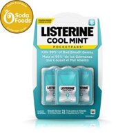 Miếng ngậm thơm miệng diệt khuẩn Listerine – Cool Mint