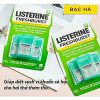 Miếng Ngậm Thơm Miệng Listerine PocketPaks siêu thơm the mát an toàn