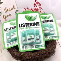 Miếng Ngậm Thơm Miệng Listerine PocketPaks 24miếng*3