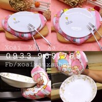 miếng nhắc nồi hello kitty, melody đồ dùng nhà bếp dễ thương (dvt: 1 cái)  23*18cm