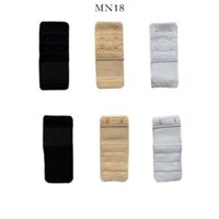 Miếng nối áo ngực loại 2 móc có thun co dãn tiện lợi MN18 - 1 cái Trắng