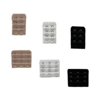 Miếng nối áo ngực loại 2 móc và loại 3 móc tiện lợi MN17 &amp; MN16 - Đen,2 móc MN17
