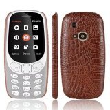 Miếng ốp lưng bảo vệ cho điện thoại Nokia 3310 họa tiết vân cá sấu (Không bao gồm điện thoại)
