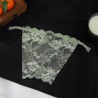 Miếng Ren Yếm Che Áo Ngực 4 Gam màu Lựa chọn, Chất Ren Mềm Mịn co Dãn, Móc Cài Tiện dụng, Áo Ngực Đa Năng, Áo Lót Định Hình - Màu Xanh