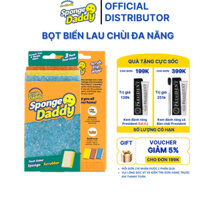 Miếng rửa bọt biển Sponge Daddy - hai mặt lau chùi, làm sạch đa năng