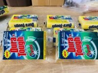Miếng rửa chén bát 2 mặt xanh vàng