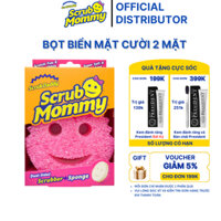 Miếng rửa chén bọt biển Scrub Mommy - 2 mặt đa năng - an toàn - chống mùi