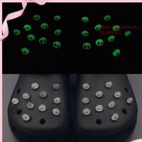 Miếng sticker dép crocs( KHÔNG KÈM DÉP )Jibbitz, charm gắn sục/Dễ Thương Khóa Trang Trí Giày Dép crocs mini Hình Hoa Dạ Quang diy Sáng Tạo