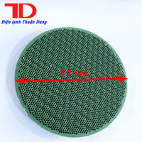 Miếng sứ gốm Ceramic 12cm chụp Đầu Đốt Họng chia lửa bếp gas Hồng Ngoại Kèm Vòng đai thép cố định hàng nhập khẩu - Điện lạnh Thuận Dung - CHỈ MIẾNG SỨ