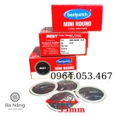 Miếng vá săm, ruột, vỏ, lốp Xe Máy, Ôtô Hình Tròn - Kích thước 35mm
