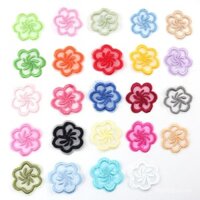 Miếng vá vải organza nhỏ ren nhiều màu mới cho quần áo, phụ kiện trang trí, sửa chữa, thêu hoa DIY TQWD