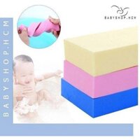 miếng xốp tắm bọt biển kì ghét cho em bé siêu mềm mại