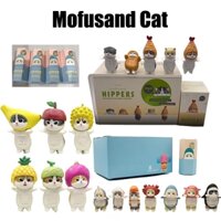 Mifusand Cá Mập Mèo Hippers Series Trang Trí Mini Hình Mifusand Mèo Chiên Tôm Hành Động Hình Tượng