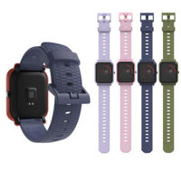 Mijobs 20mm Silicone Wrist Strap Replacement Watch Band for Amazfit Bip Pace Youth Smart Watch Non-original