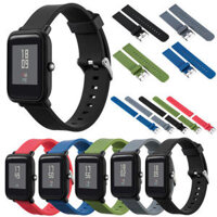 Mijobs Color Silicone Replacement Strap for Xiaomi Amazfit Bip BIT PACE Lite Youth Smart WatchNon-original