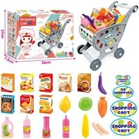 [Mika] Bộ đồ chơi xe đẩy siêu thị cho bé, đồ chơi nấu ăn cho bé gái