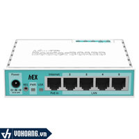 Mikrotik hEX RB750Gr3 | Gigabit Router Chịu tải Hỗ Trợ Tính Năng Load Balancing Mạnh Mẽ