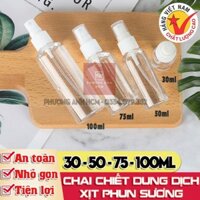 mila (MILA) Chai Chiết Xịt Phun Sương, Lọ Xịt Dung Dịch 30ml - 50ml - 75ml - 100ml