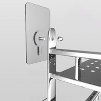 mila (MILA) Miếng Dán Tường Kèm Ốc Vít Để Treo Đồ/ Gắn Giá, Kệ/ Dán Thanh Chắn Giường Chịu Lực 5 - 10Kg