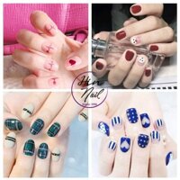 mila1618 [mila1816]Bộ dán móng tay họa tiết dễ thương nail sticker 3D