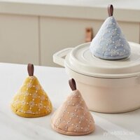 Mili Fengwu Vải Bọc Nồi Chống Nóng, Găng Tay Lò Vi Sóng, Kẹp Bếp, Nồi Men Cách Nhiệt, Bọc Tai Nồi Dày
