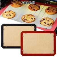 Milind 1 Miếng Lót Lò Nướng, Có Thể Tái Sử Dụng Với Nút Nướng Bánh Silicon, Chống Dính Rò Rỉ 30x40cm Bánh Ngọt Thảm Bánh Quy Tấm