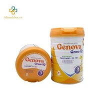 Milk Genova Grow IQ 900gr - Canxi nano - D3 - MK7, Tăng Trưởng Chiều Cao, Tốt Cho Hệ Miễn Dịch