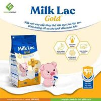 Milk lac gold - sữa cho chó, mèo, lợn, heo con/sữa non thay thế sữa mẹ cho heo con, chó, mèo (1kg/túi)