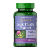 Milk Thistle 1000mg Puritan Pride 180 viên – Viên uống bổ gan Mỹ
