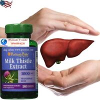 Milk Thistle Extract Puritan’s Pride 1000mg 180 viên - Viên uống bổ gan của Mỹ