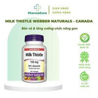 Milk Thistle L/240v WEBBER NATURALS Giải Độc, Bảo Vệ & Tăng Chức Năng Gan
