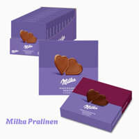 Milka hộp quà tặng trái tim, happy birthday - [Socola dễ chảy ở thời tiết nóng]-quà tặng valentine, quà tặng 14/2