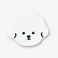 [Mill And Moi] Bichon Face Hand Grip Phone Smart Tok